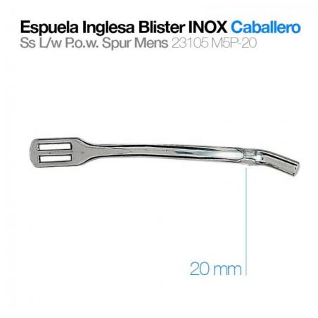  Espuela Inglesa Blister Inox Caballero 23105m5p-20