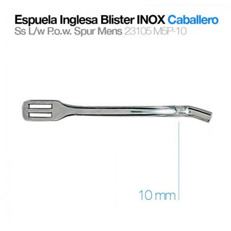  Espuela Inglesa Blister Inox Caballero 23105m5p-10