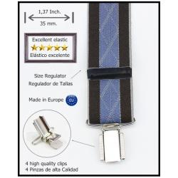 Tirantes De Vestir Marrón Hombre 3049/35 06 Mrr