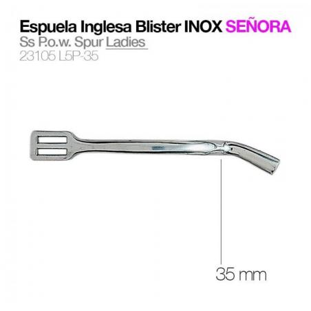 Espuela Inglesa Blister Inox Señora 23105l5p-35