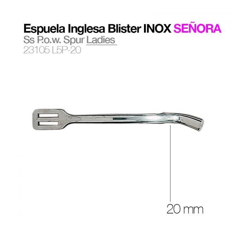  Espuela Inglesa Blister Inox Señora 23105l5p-20