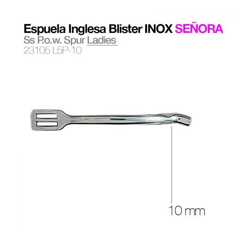  Espuela Inglesa Blister Inox Señora 23105l5p-10
