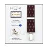 Tirantes De Vestir Burdeos Hombre 3911/35 30 Bu