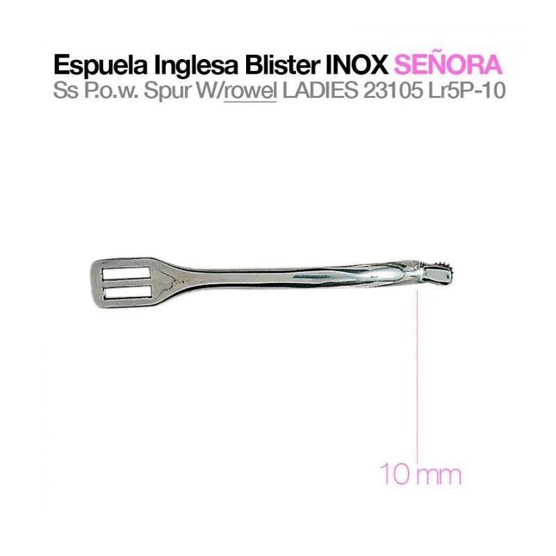  Espuela Inglesa Blister Inox Señora 23105lr5p-10