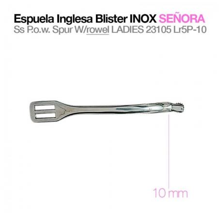  Espuela Inglesa Blister Inox Señora 23105lr5p-10