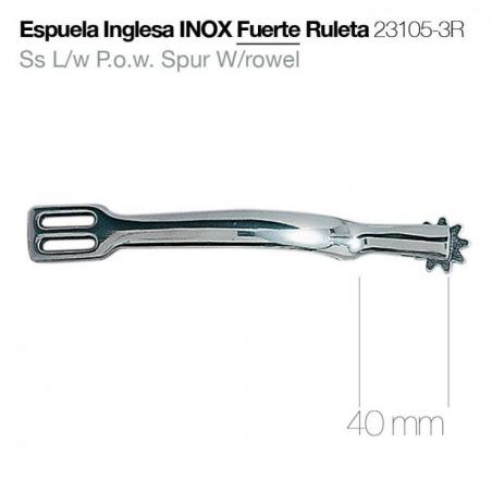  Espuela Inglesa Inox Fuerte Con Ruleta 23105-3r