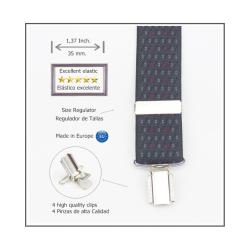 Tirantes De Vestir Gris Hombre 3921/35 01 Gr