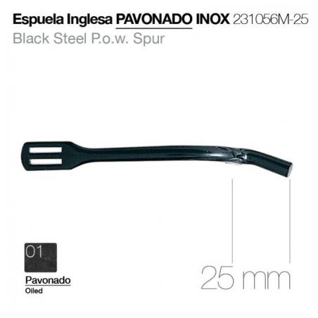  Espuela Inglesa Pavonado Inox 231056m-25
