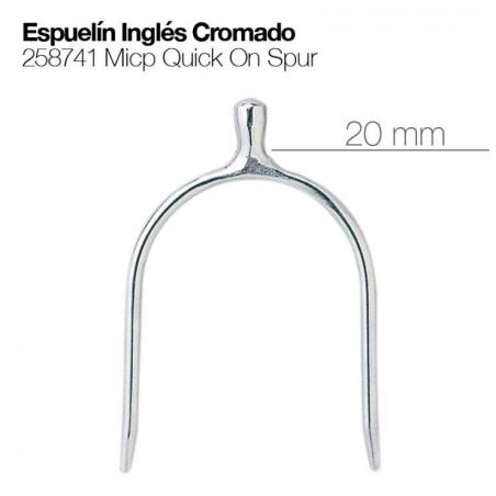  Espuelín Inglés Cromado 258741