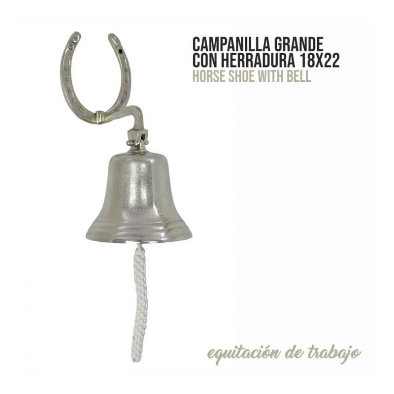 Campanilla Grande Con Herradura 18X22 Di-6029-N