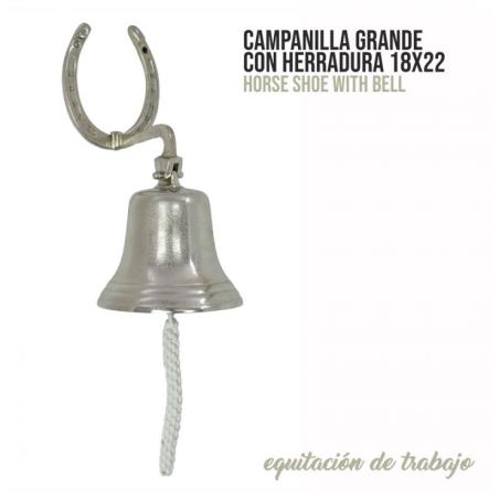 Campanilla Grande Con Herradura 18X22 Di-6029-N