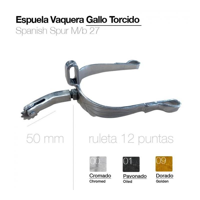  Espuela Vaquera Mb27 Gallo Torcido