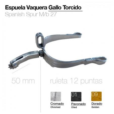  Espuela Vaquera Mb27 Gallo Torcido