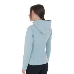 Giacca Piumino Donna Misto Tecnico Con Cappuccio