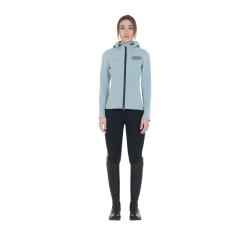 Giacca Piumino Donna Misto Tecnico Con Cappuccio