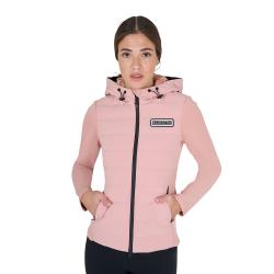 Giacca Piumino Donna Misto Tecnico Con Cappuccio