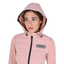 Giacca Piumino Donna Misto Tecnico Con Cappuccio