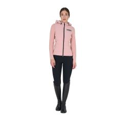 Giacca Piumino Donna Misto Tecnico Con Cappuccio