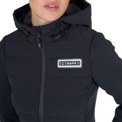 Giacca Piumino Donna Misto Tecnico Con Cappuccio