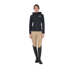 Giacca Piumino Donna Misto Tecnico Con Cappuccio