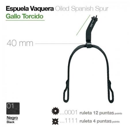  Espuela Vaquera Gallo Torcido