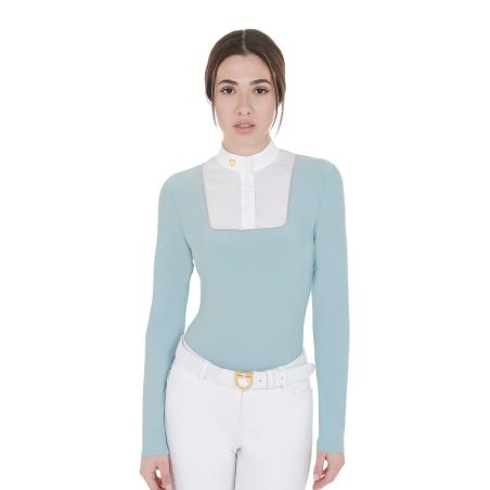 Polo Donna Slim Fit Da Concorso Con Bottoni