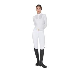 Polo Donna Slim Fit Da Concorso Con Bottoni