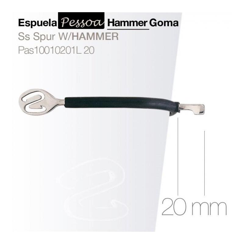  Espuela Pessoa Hammer Goma Pas10010201m 20mm