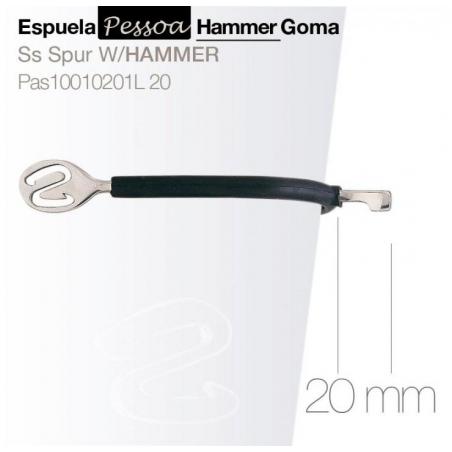  Espuela Pessoa Hammer Goma Pas10010201m 20mm