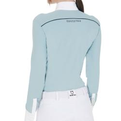Polo Donna Slim Fit Da Concorso Con Inserti In Mesh
