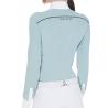 Polo Donna Slim Fit Da Concorso Con Inserti In Mesh