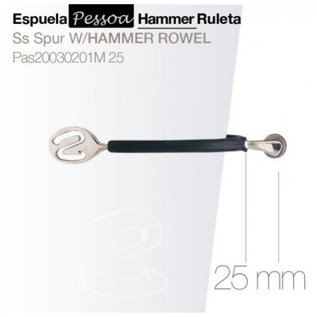  Espuela Pessoa Hammer Ruleta Pas20030201m 25mm