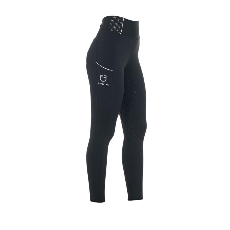 Leggings Donna Slim Fit Con Strass