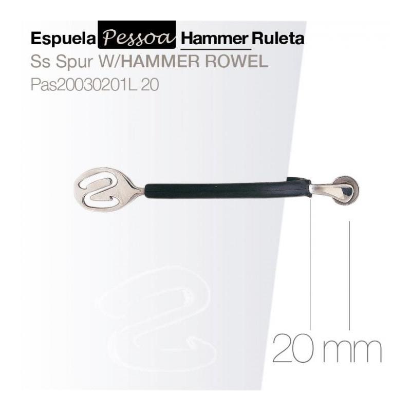  Espuela Pessoa Hammer Ruleta Pas20030201l 20mm