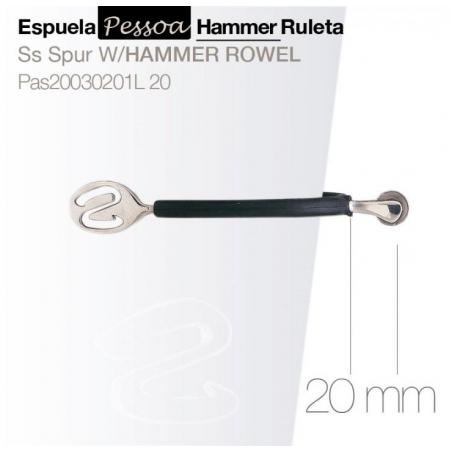  Espuela Pessoa Hammer Ruleta Pas20030201l 20mm