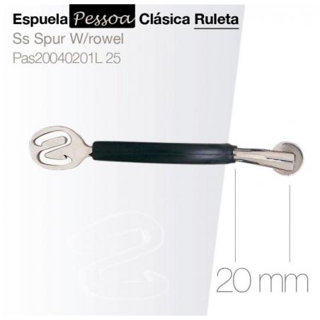  Espuela Pessoa Clásica Ruleta Pas20040201l 25mm