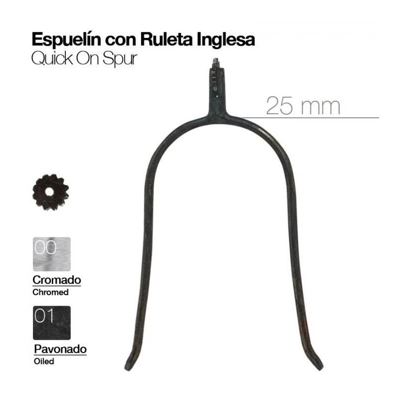  Espuelín Con Ruleta Inglesa
