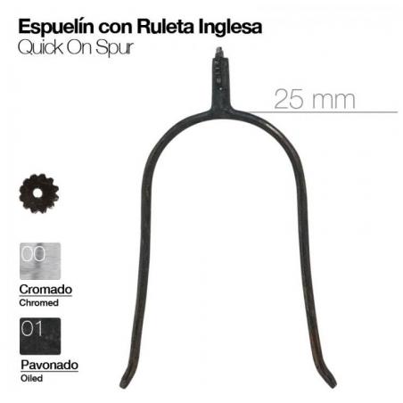  Espuelín Con Ruleta Inglesa
