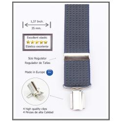 Tirantes De Vestir Gris Hombre 3923/35 03 Gr