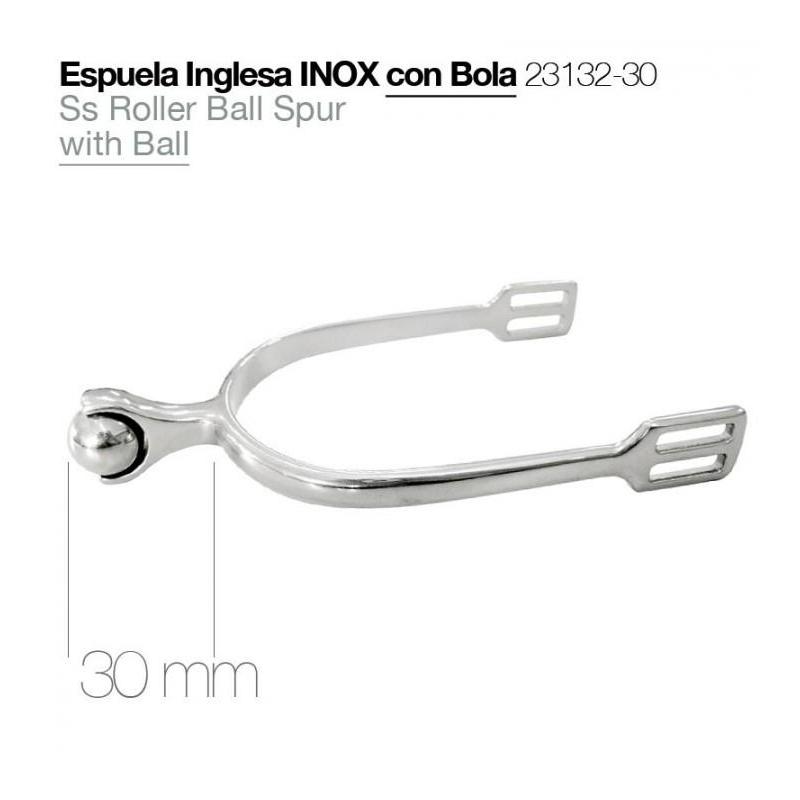  Espuela Inglesa Inox Con Bola 23132-30