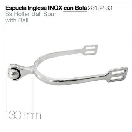  Espuela Inglesa Inox Con Bola 23132-30