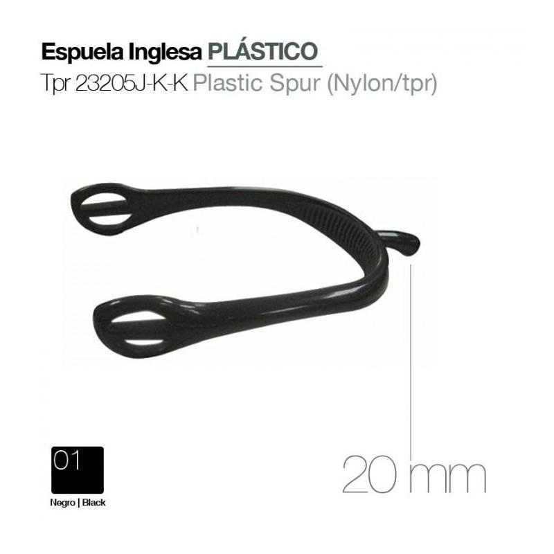  Espuela Inglesa Plástico Tpr 23205j-k-k Negro