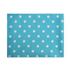 Fajín Flamenco Adulto 707 Turquesa/Blanco