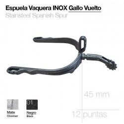  Espuela Vaquera Inox Gallo Vuelto