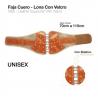  Faja Cuero Lona Nº750 Con Velcro