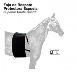 Faja De Respeto Protectora Espuela Negro