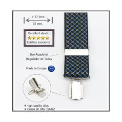 Tirantes De Vestir Negro Hombre 3686/35 03 Ne