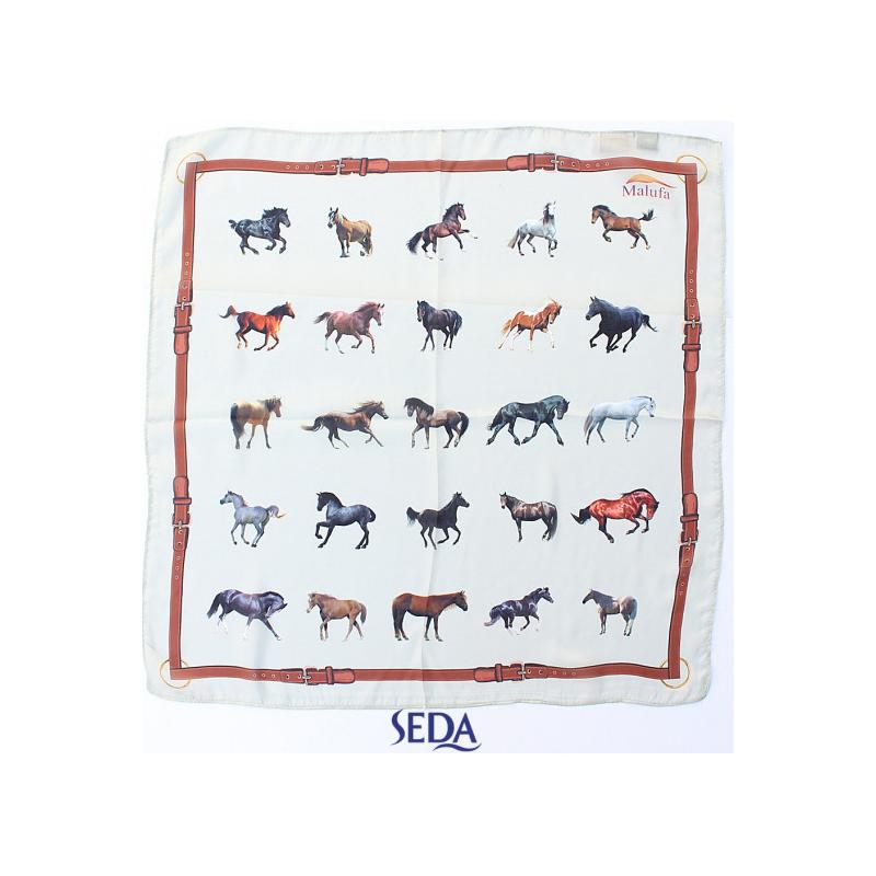 Pañuelo Flamenco Beige Infantil 606-05 Seda