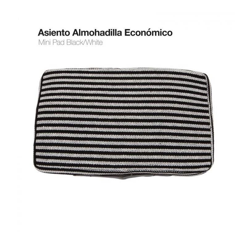  Asiento Almohadilla Económica Blanco/negro