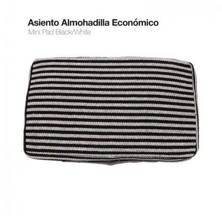  Asiento Almohadilla Económica Blanco/negro